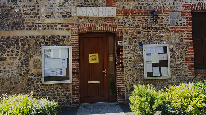 La mairie de Grainville-la-Teinturière