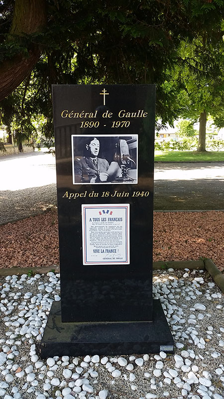 Stèle du 18 juin 1940