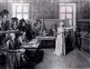 Procs de Marie-Antoinette devant le tribunal rvolutionnaire (Gravure de Bouillon, XVIII<sup>e</sup> sicle, Paris, muse Carnavalet.)