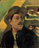 Paul Gauguin<br> <i>Autoportrait<:i>, (1893)<br>
Muse d\'Orsay, Paris