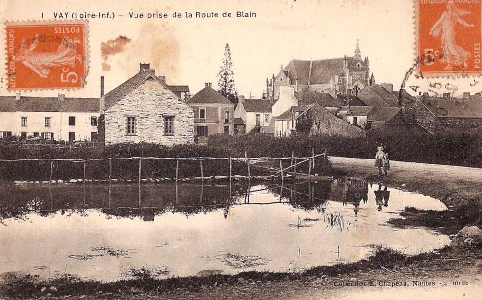 VAY - Vue prise de la Route de Blain - Loire-Atlantique