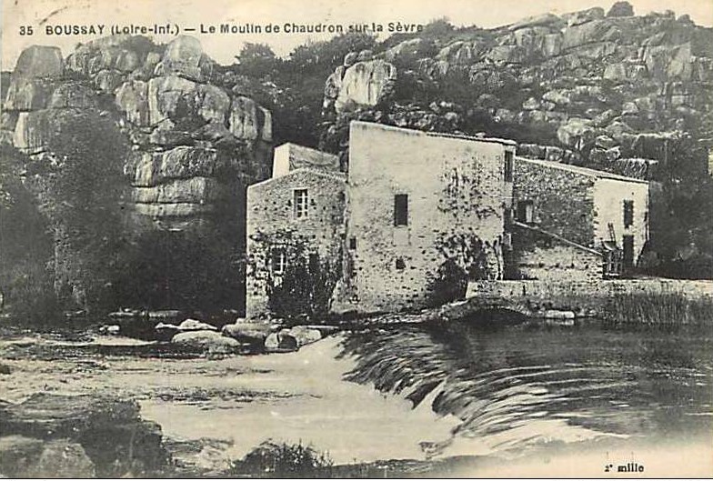 Boussay - Le Moulin de Chaudron sur la Sèvre  - Loire-Atlantique