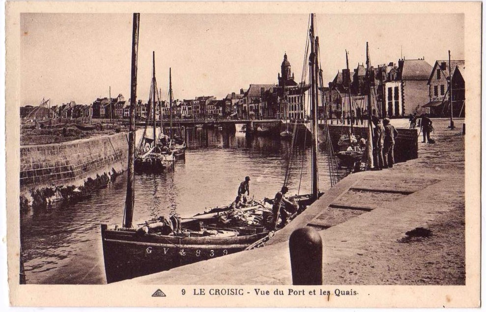 Le Croisic - Vue du Port et les Quais - Loire-Atlantique
