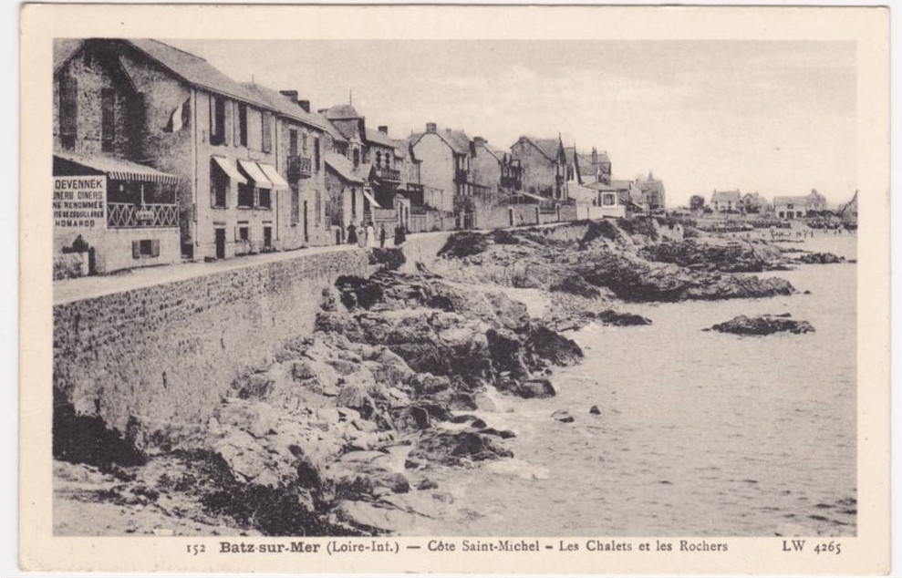 Batz-sur-Mer - C�te Saint-Michel - Les Chalets et les Rochers - Loire-Atlantique