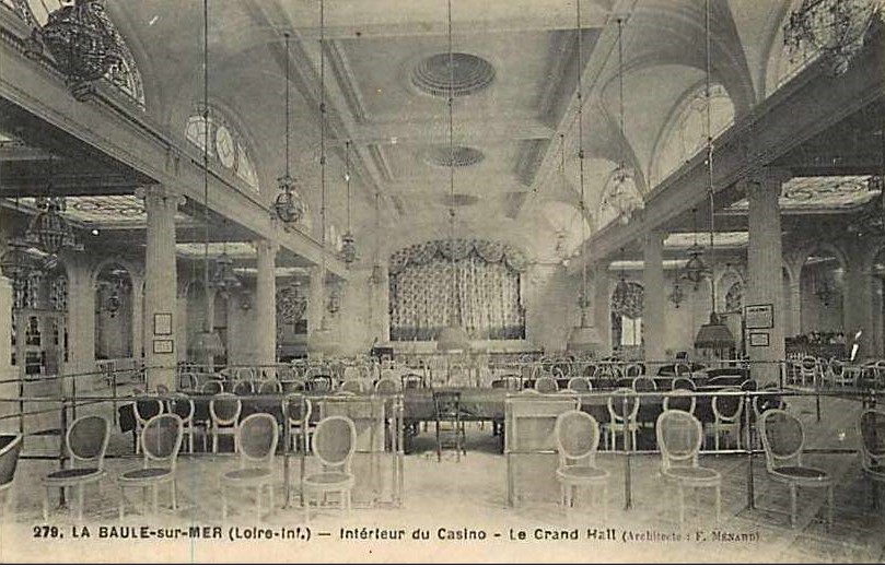 La Baule-sur-Mer - Int�rieur du Casino - Le Grand Hall  - Loire-Atlantique