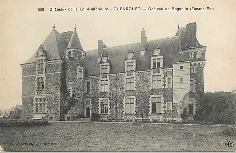 Guenrouët -Château de Bogdelin - Façade Est  - Loire-Atlantique
