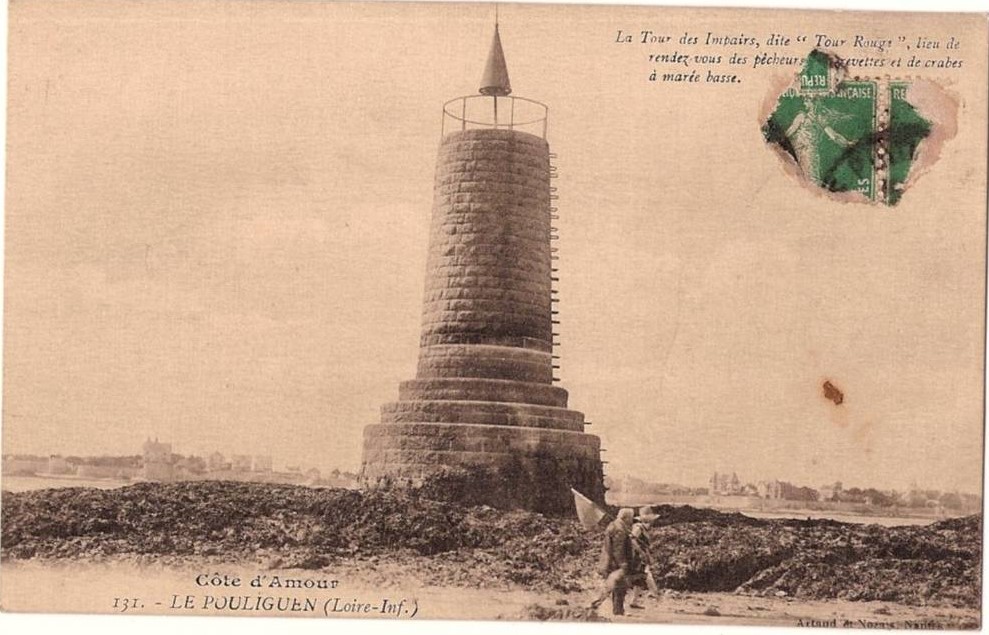 Le Pouliguen - La Tour des Impairs dite Tour Rouge - Loire-Atlantique