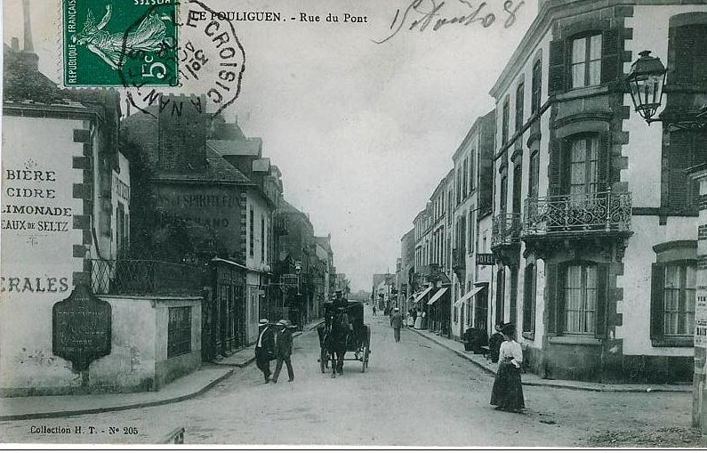 Le Pouliguen - Rue du Pont, 1908 - Loire-Atlantique