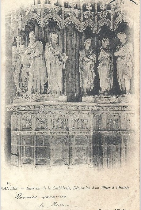 Nantes - Cath�drale - Int�rieur - D�coration d