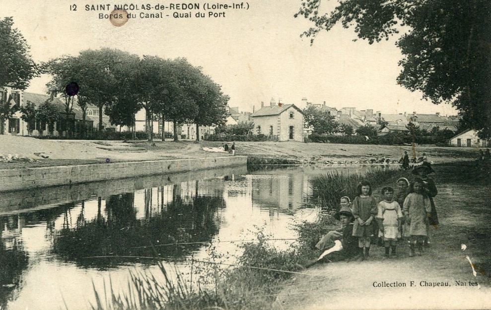 Saint-Nicolas-de-Redon - Pcheur  la ligne - Loire-Atlantique