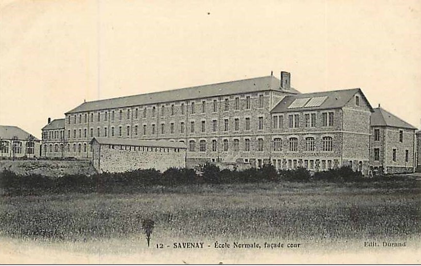 Savenay - École Normale , Façade cour - Loire-Atlantique