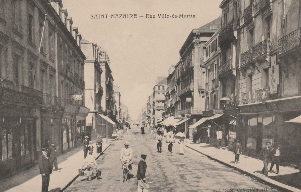 Saint-Nazaire - Rue Ville-�s-Martin - Loire-Atlantique