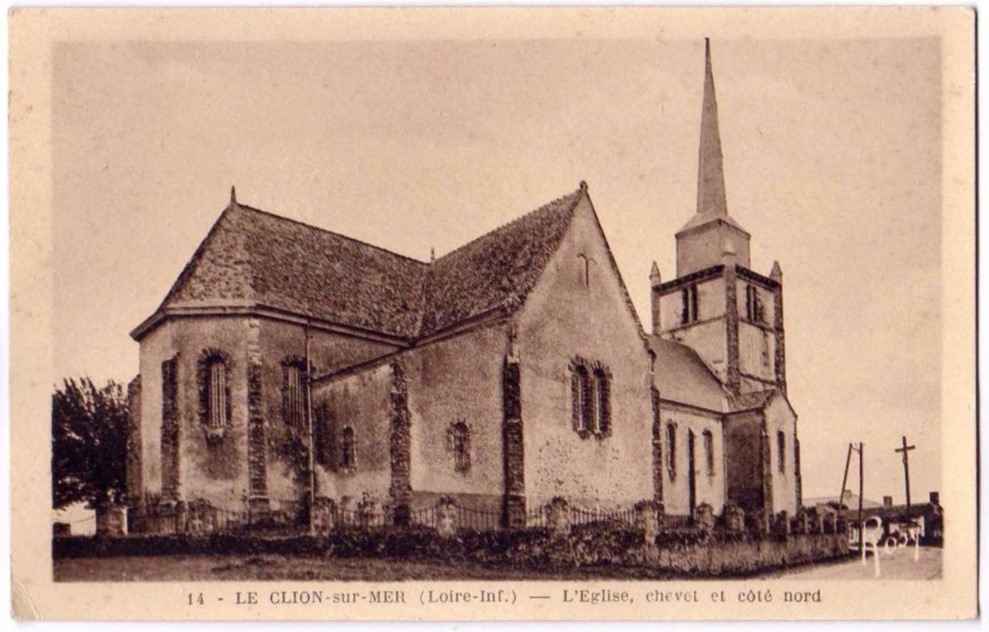 Le Clion-sur-Mer - L� �glise - Loire-Atlantique