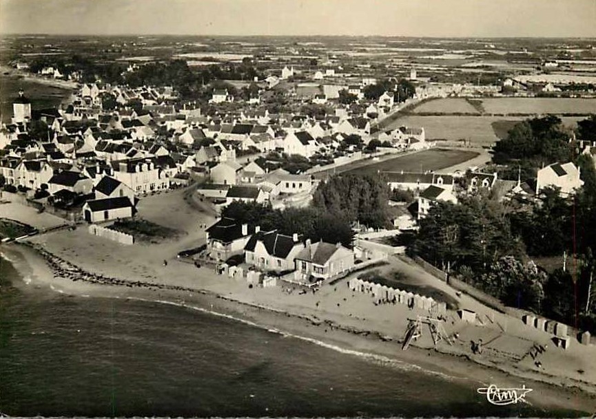 Piriac-sur-Mer - La Plage - Vue Aérienne - Loire-Atlantique