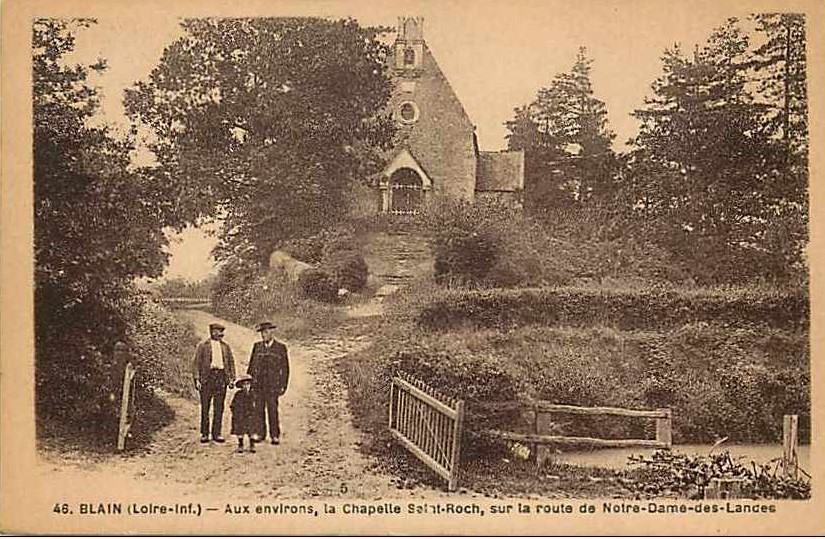 Blain - Aux Environs , la Chapelle Saint Roch , sur la Route de Notre-Dame des landes - Loire-Atlantique