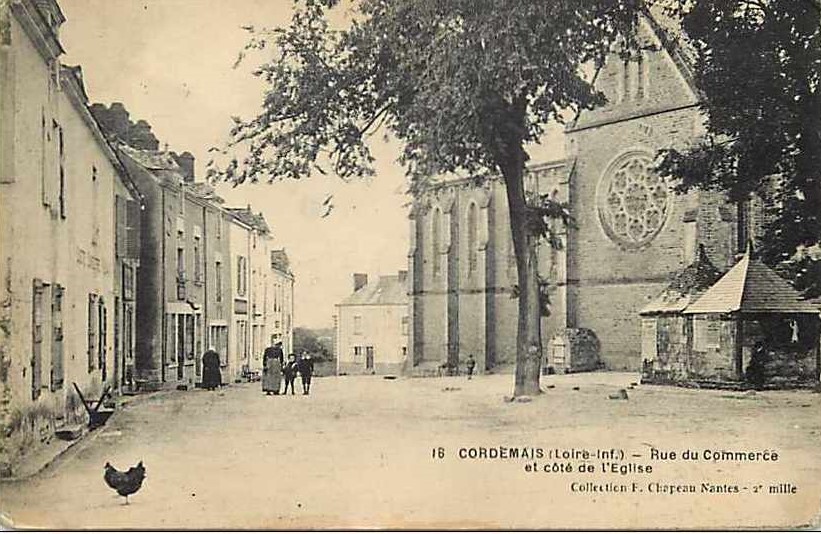 Cordemais - Rue du Commerce et C�te de l