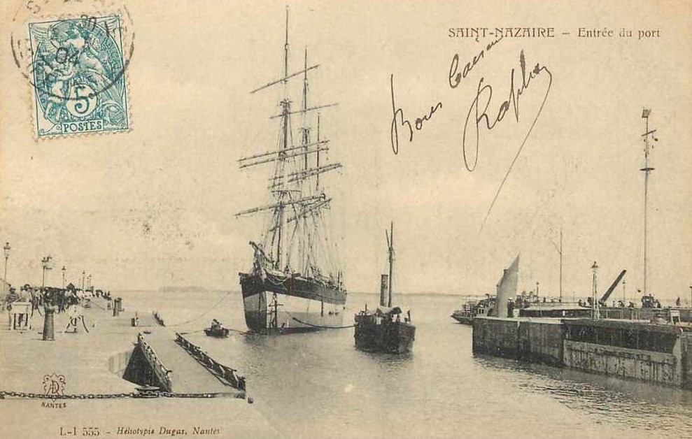 Saint-Nazaire - Entr�e du Port - Loire-Atlantique