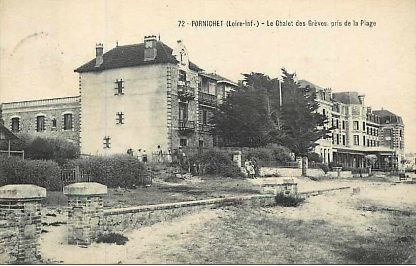 Pornichet - Le Chalet des Grèves pris de la Plage - Loire-Atlantique