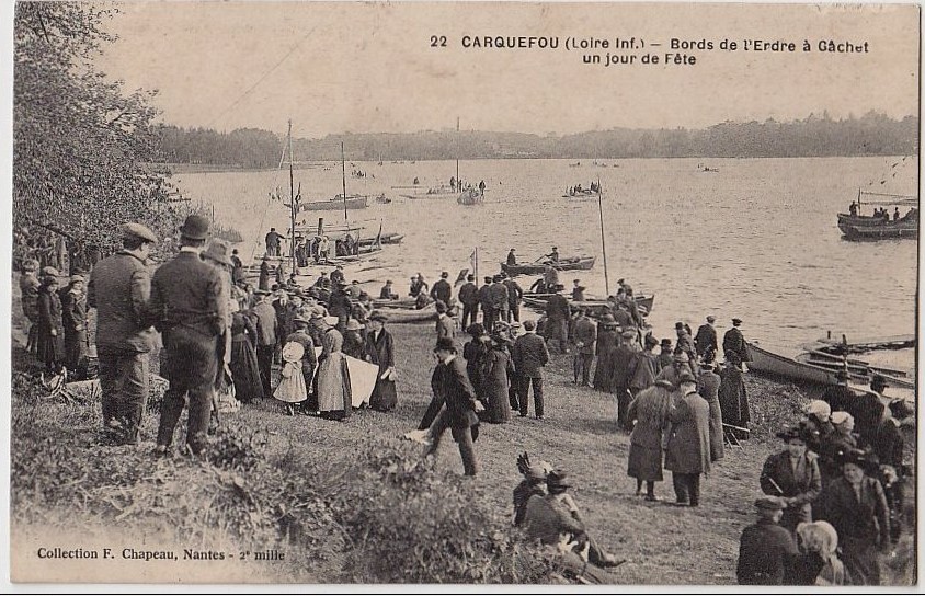 Carquefou - Erdre à Gachet, un jour de Fête - Loire-Atlantique