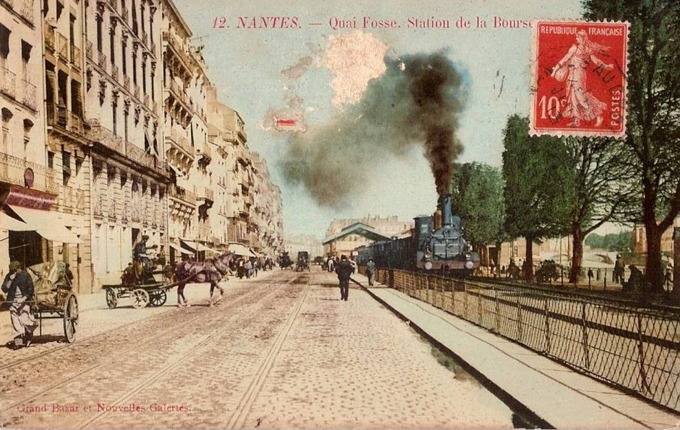 Nantes - 1913 Quai Foss� -  Station de la Bourse - Loire-Atlantique