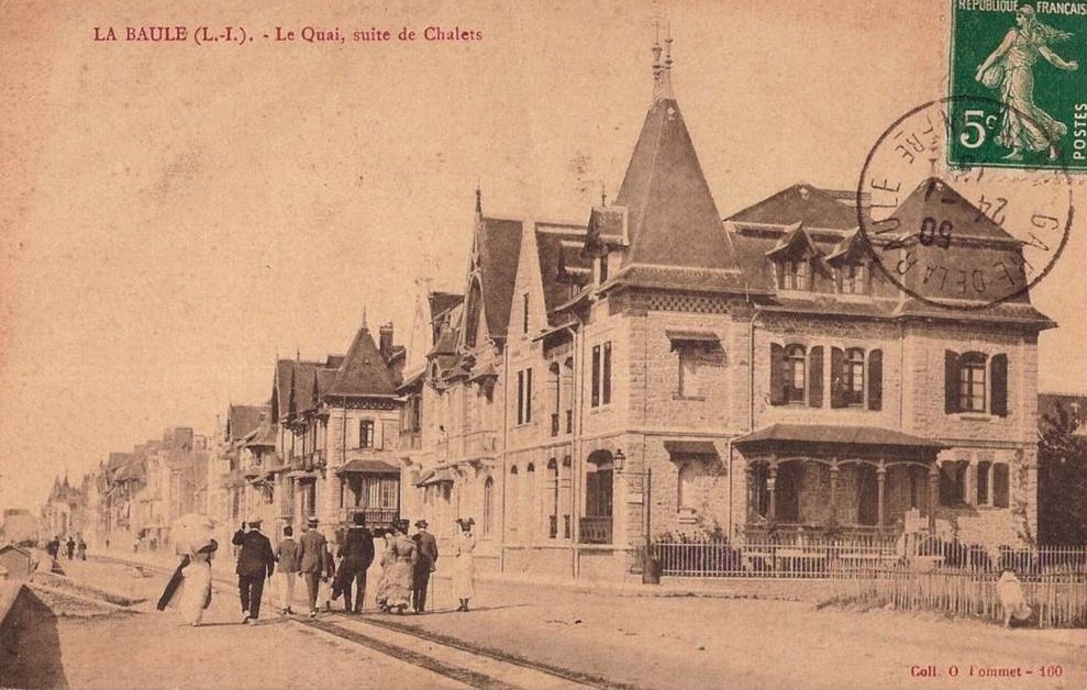 La Baule - 1913 - Le Quai, suite de Chalets - Loire-Atlantique