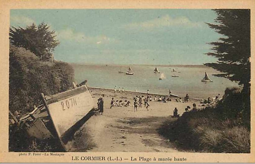 Le Cormier - La Plage � mar�e haute  - Loire-Atlantique