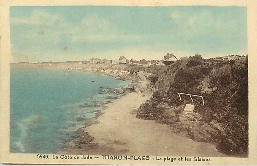 Tharon-Plage - La Plage et les Falaises - Loire-Atlantique