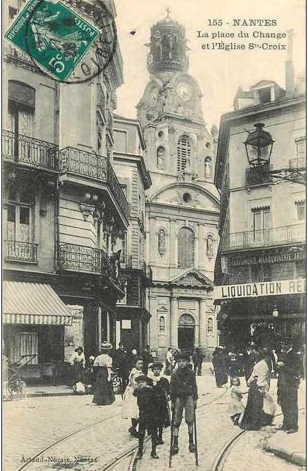 Nantes - La place du Change et l