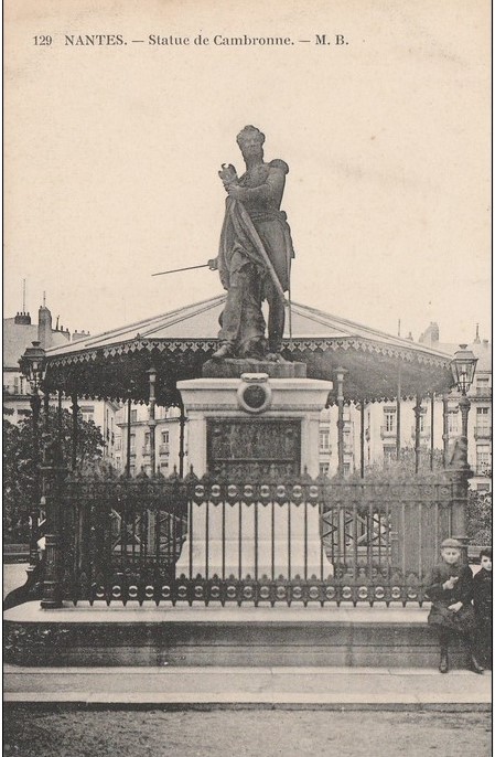 Nantes - Statue de Cambronne - Loire-Atlantique