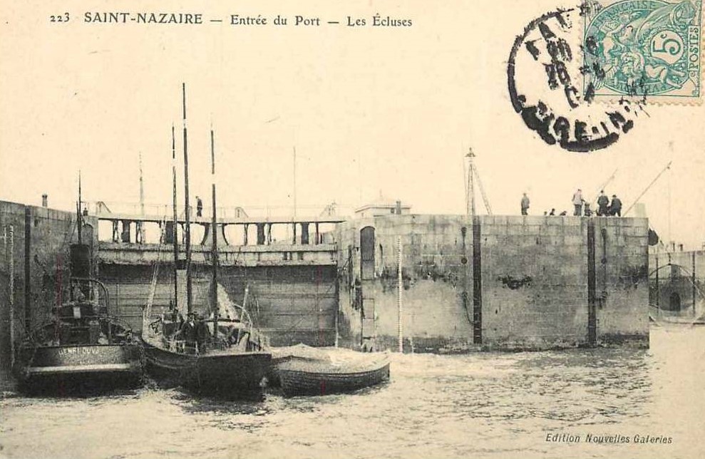 Saint-Nazaire - Entr�e du Port - Les �cluses  - Loire-Atlantique