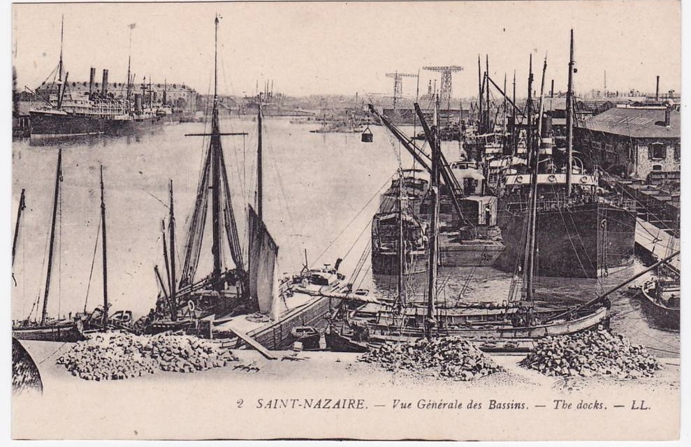 Saint-Nazaire - Vue G�n�rale des Bassins - Loire-Atlantique