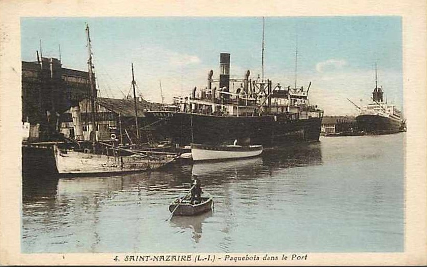 Saint-Nazaire - Paquebots dans Le Port - Loire-Atlantique