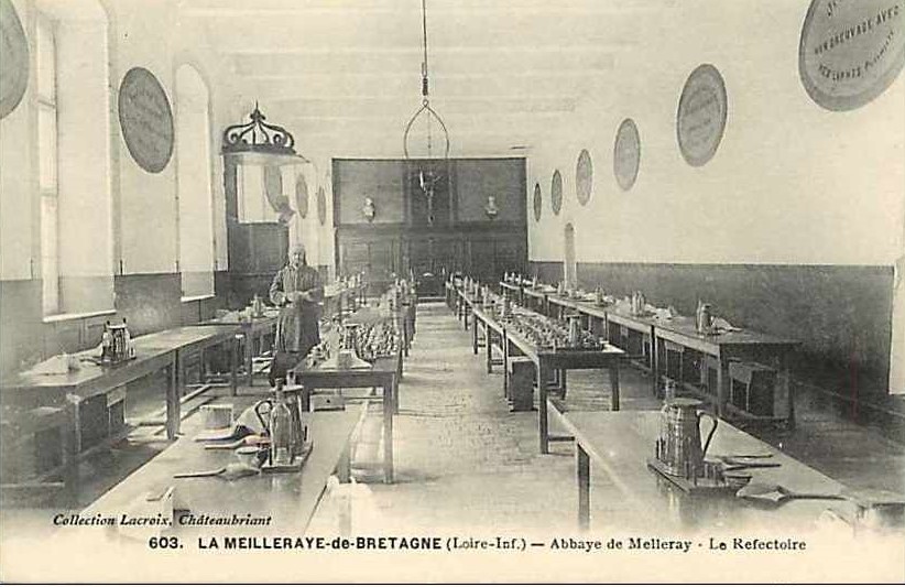 La Melleraye-de-Bretagne - Abbaye de Melleray- Le Réfectoire - Loire-Atlantique