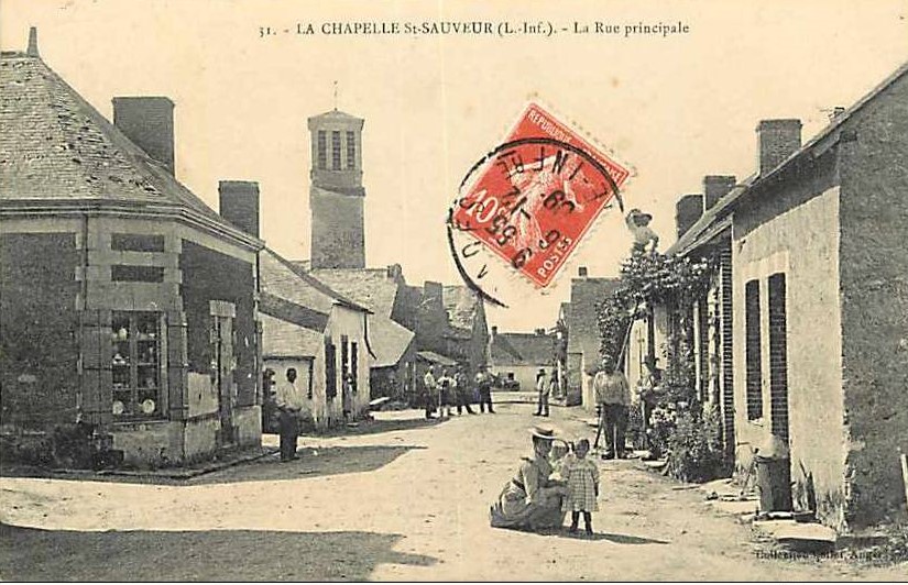 La Chapelle Saint-Sauveur - La rue Principale - Loire-Atlantique