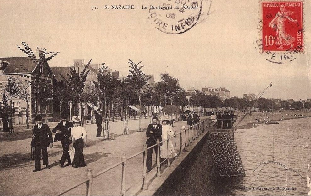 Saint-Nazaire - 1908 - Le Boulevard de l