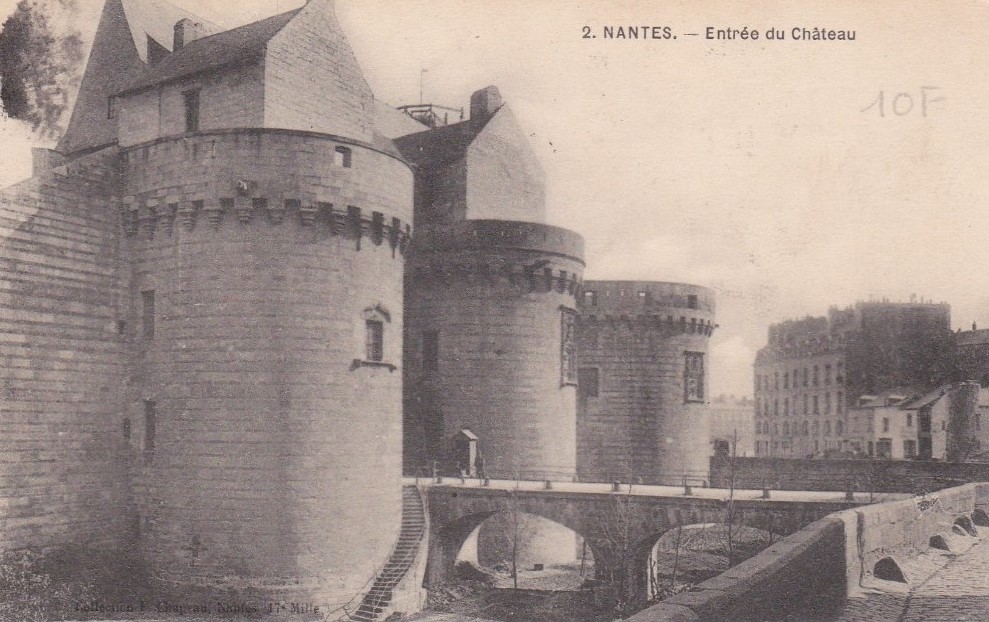 Nantes - Entrée du Château des ducs de Bretagne - Loire-Atlantique