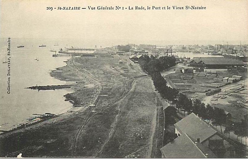 Saint-Nazaire - Vue G�n�rale - La Rade, Le Port, Le Vieux Saint-Nazaire - Loire-Atlantique