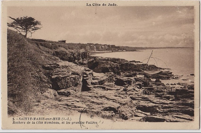 Sainte-Marie-sur-Mer - Rochers de la C�te Monbeau et Grandes Vall�es - Loire-Atlantique