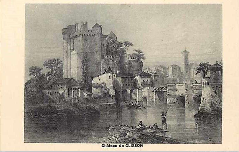 Clisson - Le Ch�teau - Gravure  - Loire-Atlantique