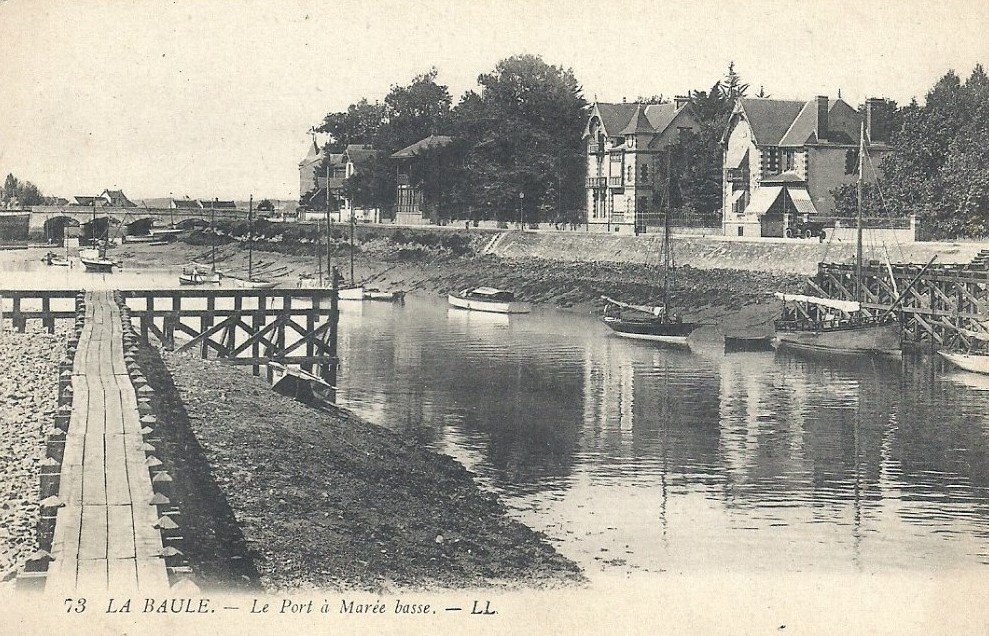 La Baule - Port à marée basse - Loire-Atlantique