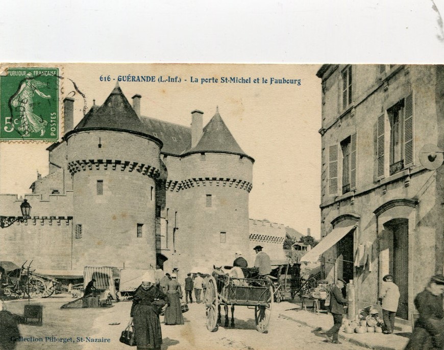 Gu�rande - La Porte Saint-Michel et le Faubourg - Loire-Atlantique
