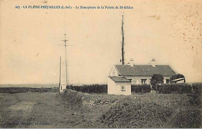 La plaine Pr�failles - La Pointe de Saint-Gildas et le S�maphore - Loire-Atlantique