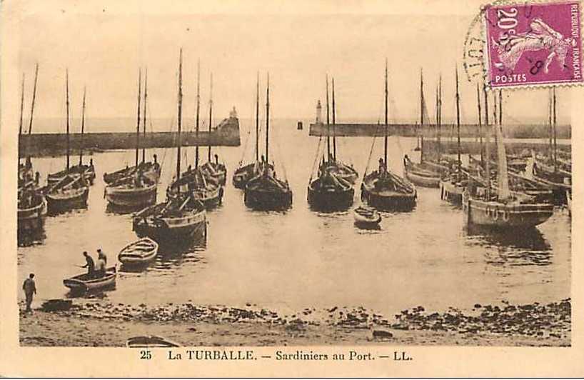 La Turballe -Sardiniers dans Le Port  - Loire-Atlantique