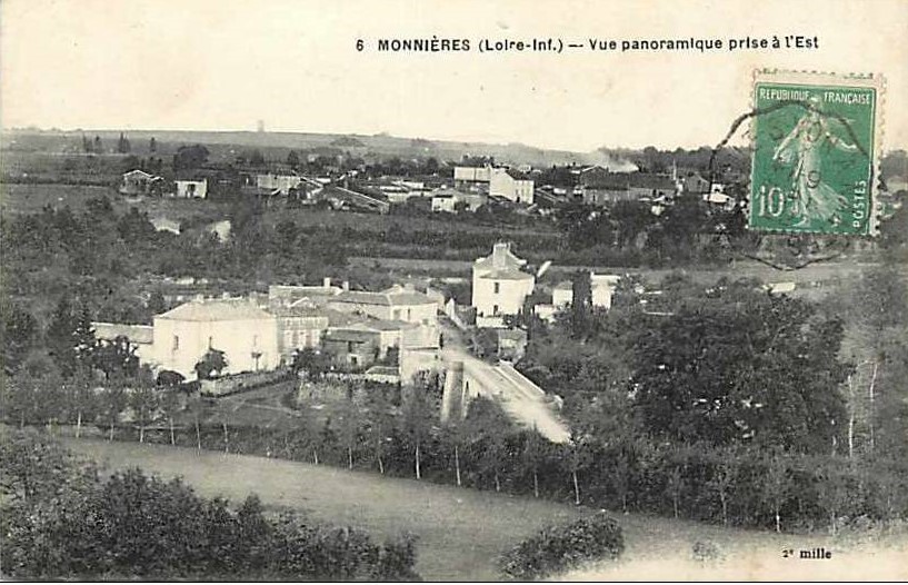 Monnières- Vue panoramique prise à l