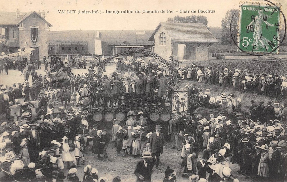 Vallet - Inauguration du Chemin de Fer  - Loire-Atlantique