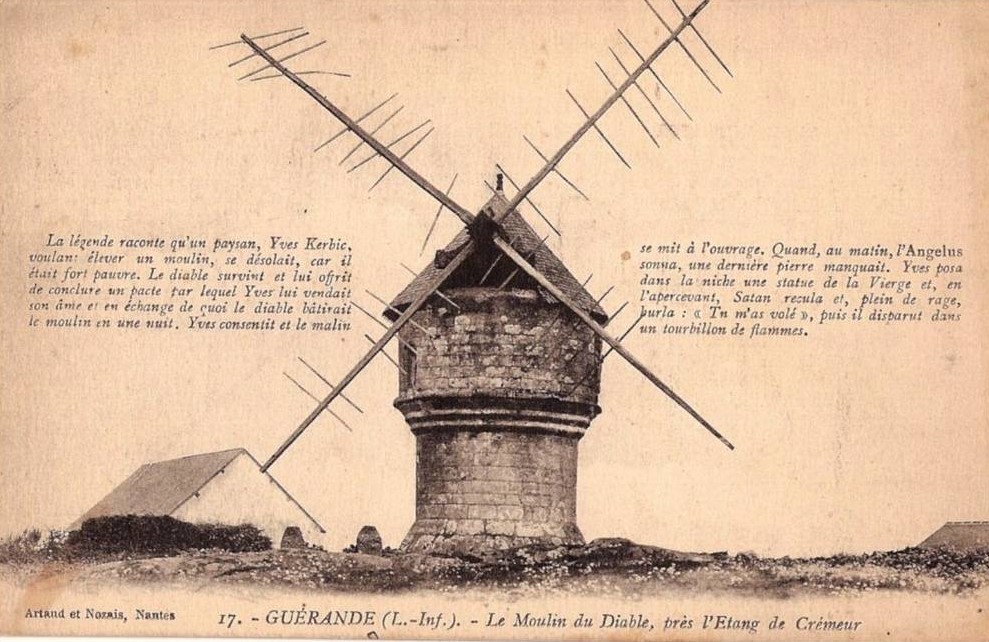 Gu�rande - Le Moulin du Diable pr�s l