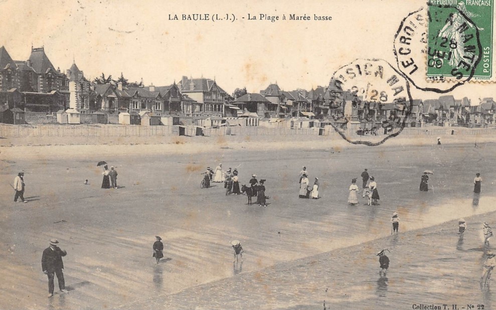 La Baule - La Plage � Mar�e basse - Loire-Atlantique