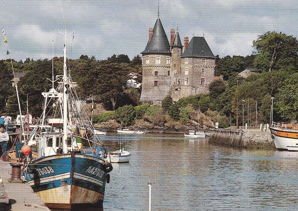 Pornic  - Le Ch�teau et le Port de p�che  - Loire-Atlantique
