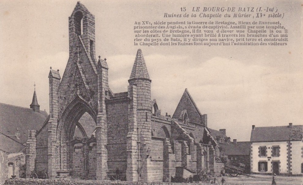 Le Bourg-du-Batz - Ruines de la Chapelle du M�rier - Loire-Atlantique