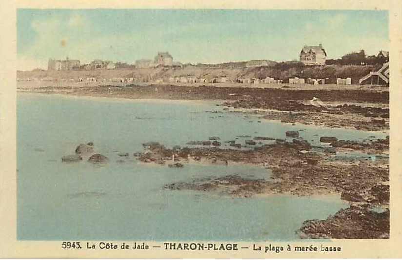 Tharon-Plage - La Plage � Mar�e basse  - Loire-Atlantique